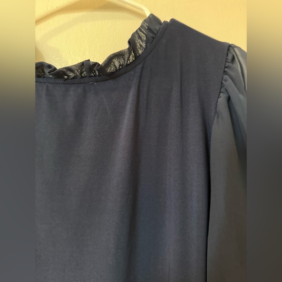 Navy Blue Blouse - Picture 5 of 8